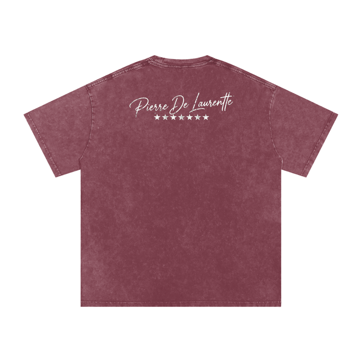 'Le Mirage' Washed Burgundy T-shirt