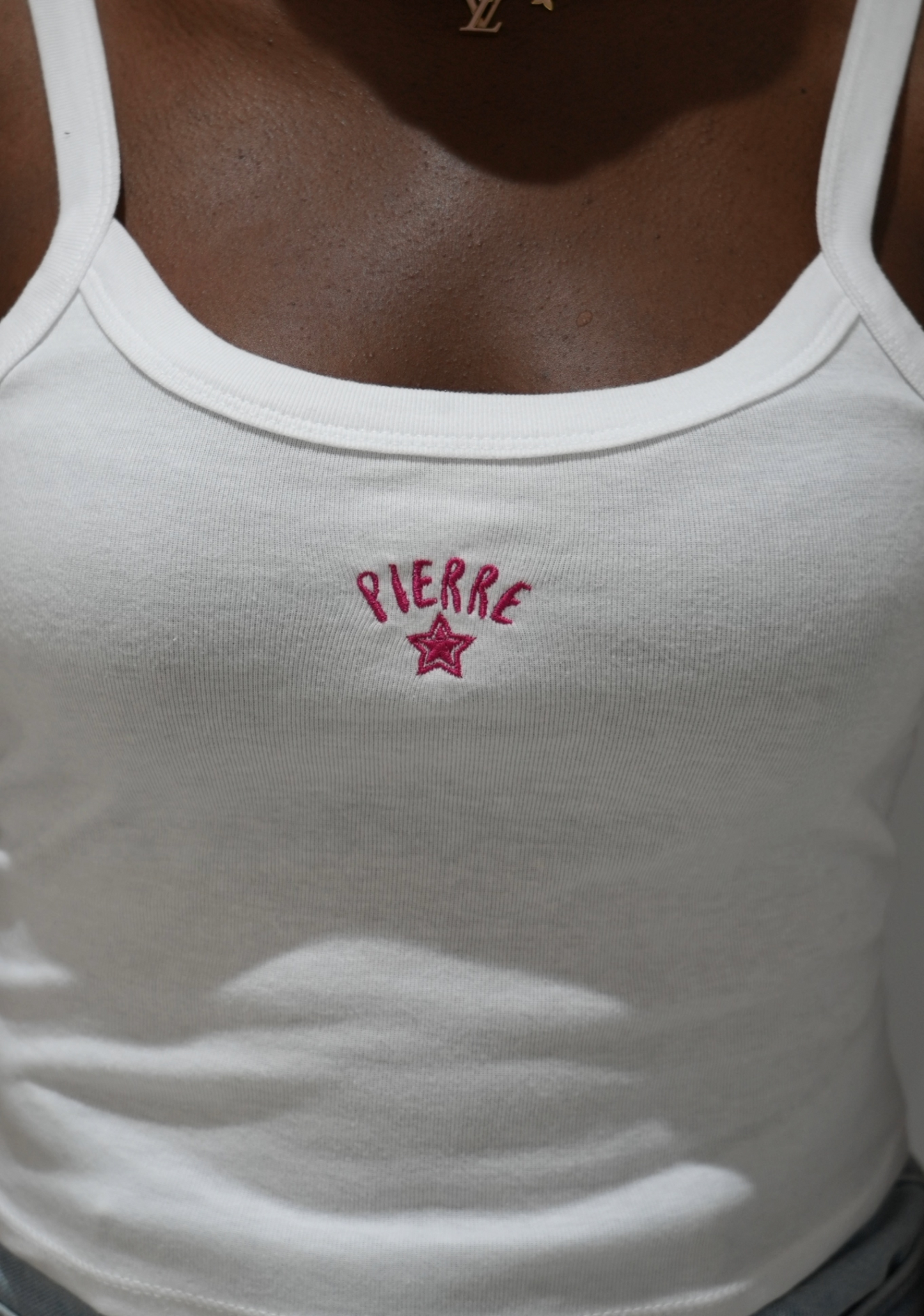 Pierre Double Star Women's Vest - White