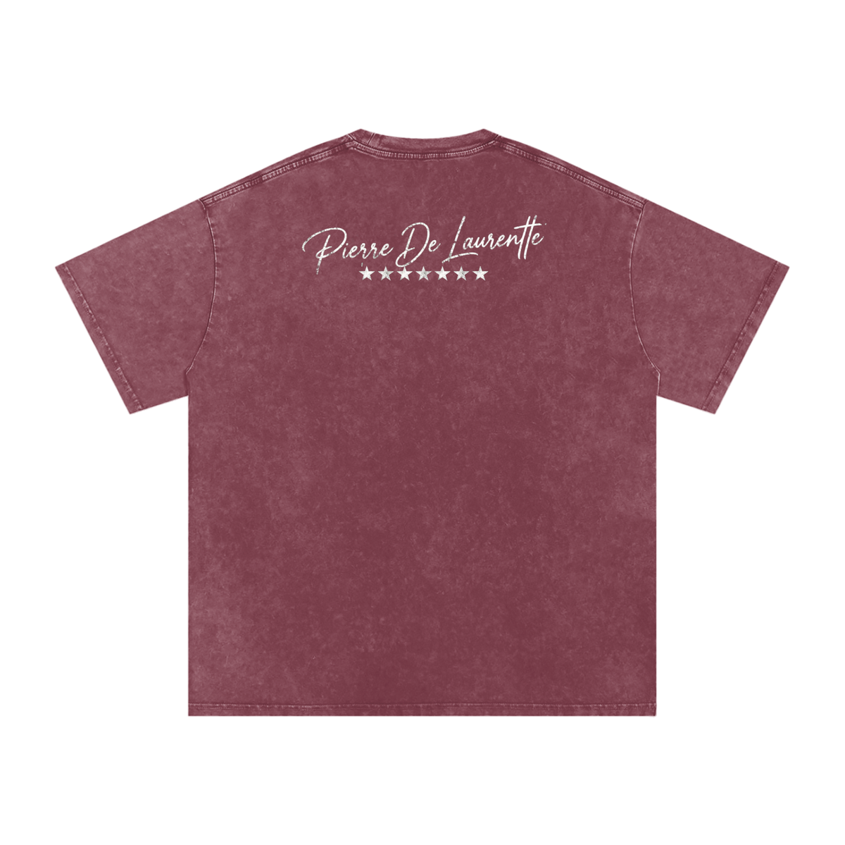 'Le Mirage' Washed Burgundy T-shirt
